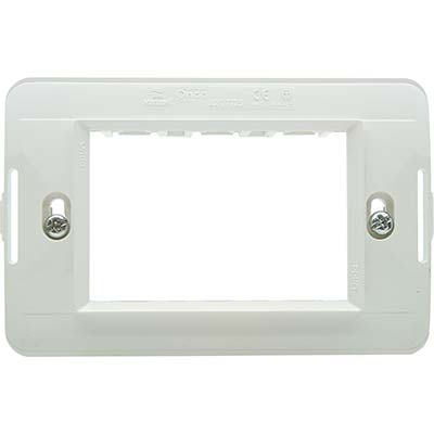 SUPPORTO FRUTTI AQUA MARLANVIL - PC BIANCO POSTI 3- 25 pezzi