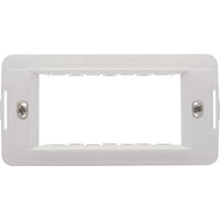 SUPPORTO FRUTTI AQUA MARLANVIL - PC BIANCO POSTI 4- 10 pezzi