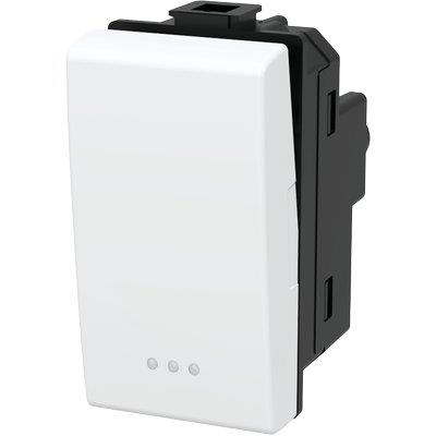 INTERRUTTORE UNIPOLARE ABM - BIANCO VOLT 250 A 16- 8 pezzi