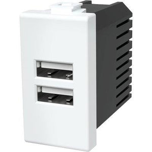 PRESA USB ABM - BIANCO 2 PRESE USB VOLT 5 A 2.4- 2 pezzi