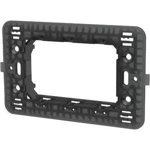 SUPPORTO FRUTTI ABM - PC NERO POSTI 3- 8 pezzi