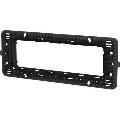 SUPPORTO FRUTTI ABM - PC NERO POSTI 6- 8 pezzi