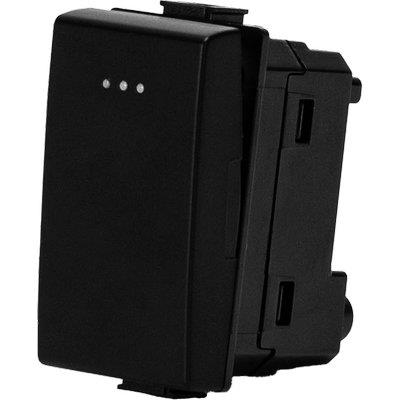 PULSANTE UNIPOLARE ABM - NERO VOLT 250 A 16- 8 pezzi