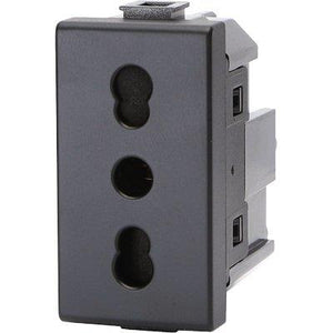 PRESA ABM - NERO VOLT 250 A 10/16 2P+T- 8 pezzi