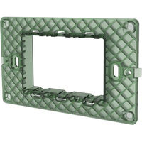 SUPPORTO FRUTTI AVP - PC NERO POSTI 3- 8 pezzi