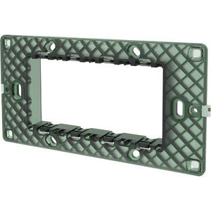 SUPPORTO FRUTTI AVP - PC NERO POSTI 4- 8 pezzi