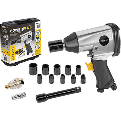 AVVITATORE AC PNEUMATICO IN KIT POWER PLUS  ATTACCO 1/2F +RAPIDO NR 14