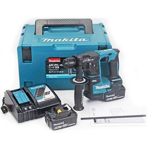 MARTELLO TASSELL BATTERIA DHR171RTJ MAKITA  VOLT 18X2 AH 5,0 SDS PLUS + VALIGIA