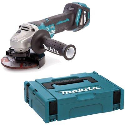 SMERIGLIATRICE ANGOLARE BATTERIA DGA513ZJ MAKITA  VOLT 18 MM 125 SOLO CORPO MACCHINA + VALIGIA