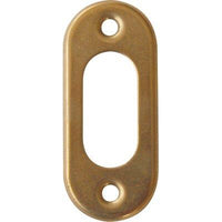 MOSTRINA OVALE FORO OVALE 06027 CISA - OTTONE MM 54X23 CF=PZ 2- 5 confezioni