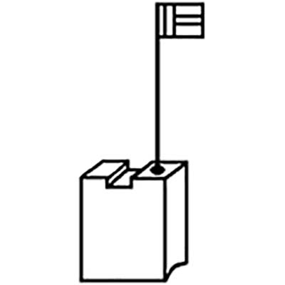 CARBONCINO BOSCH Z0140 PORTA - GRAFITE MM 6,3X12,5 H.MM 22 CF=PZ 2- 2 confezioni