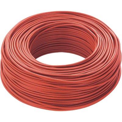 CAVO ELETTRICO UNIPOLARE FS17 - RAME/PVC ROSSO n°XMMQ 1X15 CF=MT 100- 1 confezioni