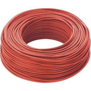 CAVO ELETTRICO UNIPOLARE FS17 - RAME/PVC ROSSO n°XMMQ 1X25 CF=MT 100- 1 confezioni