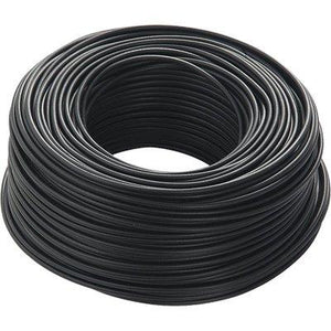 CAVO ELETTRICO UNIPOLARE FS17 - RAME/PVC NERO n°XMMQ 1X25 CF=MT 100- 1 confezioni