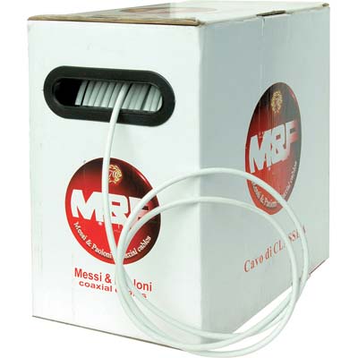 CAVO COASSIALE TV DIGITALE SAT SELF BOX - MM 6,5 OHM 75 CF=MT 100- 1 confezioni