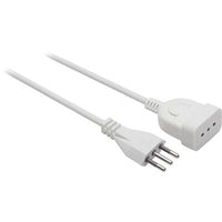 PROLUNGA LINEARE - BIANCO 2P+T 10A n°XMMQ 3X075 MT 5- 2 pezzi