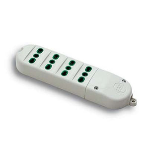 MULTIPRESA - CAVO BIPASSO FME - BIANCO POSTI 4 2P+T 16A- 2 pezzi