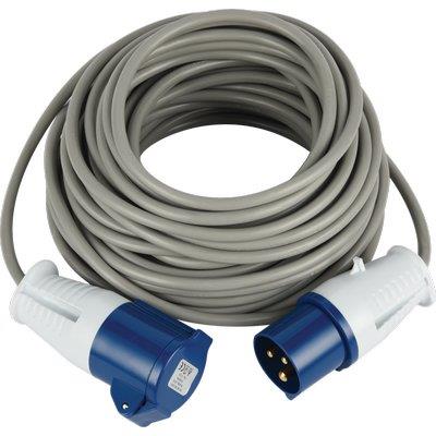 PROLUNGA INDUSTRIALE BLU ELECTRALINE  2P+T 16A IP44 n°XMMQ 3X1.5 MT 20