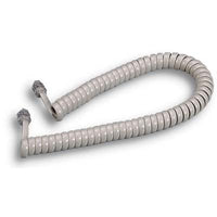 PROLUNGA TELEFONO ESTENSIBILE FME - AVORIO 2 PLUG 4/4 MT 2,4- 5 pezzi