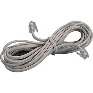 PROLUNGA TELEFONO LINEARE FME - AVORIO 2 PLUG 6/4 MT 3- 5 pezzi
