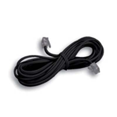 PROLUNGA TELEFONO LINEARE FME - NERO 2 PLUG 6/4 MT 3- 5 pezzi