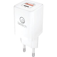 CARICABATTERIA SMARTPHONE LS-NC08 LOSTECH - VOLT 230 WATT 20 1 PRESA USB + 1 PRESA TYPE C- 2 pezzi