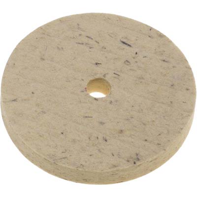 DISCO FELTRO X LUCIDATURA 339.25 PG - MM 80X10 F.MM 13- 5 pezzi