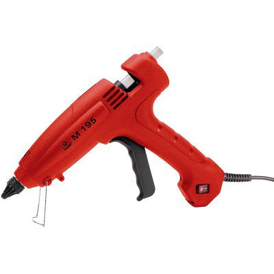 PISTOLA TERMOINCOLLANTE M195 ROMA  VOLT 230 WATT 120 COLLA MM 12 GR/H 1100 + VALIGETT