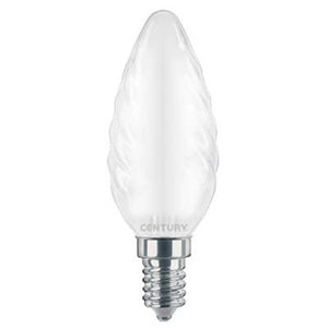 LAMPADA WIRE LED TORTIGLIONE INCANTO SATEN CENTURY - CALDA VOLT 230 WATT 4 LUMEN 470 E14- 5 pezzi