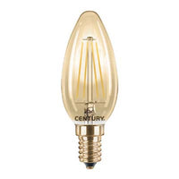 LAMPADA WIRE LED OLIVA INCANTO EPOCA CENTURY - CALDA VOLT 230 WATT 4 LUMEN 320 E14- 2 pezzi