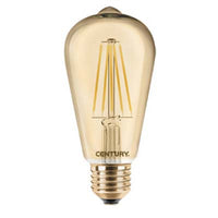 LAMPADA WIRE LED EDISON INCANTO EPOCA CENTURY - CALDA VOLT 230 WATT 8 LUMEN 630 E27- 2 pezzi