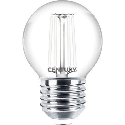 LAMPADA WIRE LED SFERA INCANTO WHITE CENTURY - CALDA VOLT 230 WATT 4,5 LUMEN 470 E27- 5 pezzi