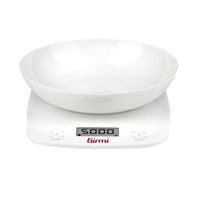 BILANCIA DIGITALE CUCINA PS01 GIRMI  KG 5/GR 1 + CIOTOLA 2XAAA NON INCLUSE