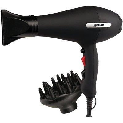 ASCIUGACAPELLI PROFESSIONALE ZHB2002 ZEPHIR  VOLT 230 WATT 2200 2 VELOCITA 3 TEMPERATURE
