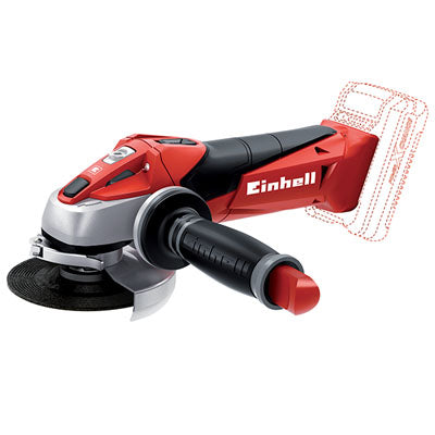 SMERIGLIATRICE ANG BATTERIA TCAG18/115 LI EINHELL  VOLT 18 XCHANGE MM 115 SOLO CORPO MACCHINA