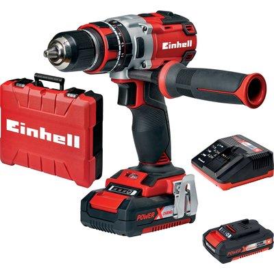 TRAPANO AVVIT PERCUS BATT TECD18/50LII EINHELL  VOLT 18X2 AH 2 XCHANGE +VALIGIA