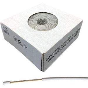 CAVETTO ACCIAIO OTTONATO BIANCONE  MM 4,5 MT 200