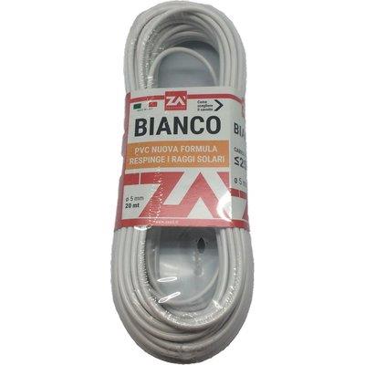 CAVETTO ACCIAIO OTTONATO BIANCO - MM 4,5 MT 20- 2 pezzi