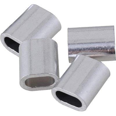 MORSETTO X FILO NYOFIL SELF - ALLUMINIO MM 4 CF=PZ 4- 5 confezioni