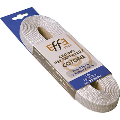 CINTINO AVVOLGIBILI COTONE AVANA/GRIGIO - MM 22 GR/MT 27 MT  5,5- 12 pezzi
