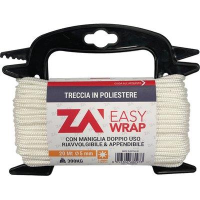 CORDA TRECCIA NYLON SELF - 1 CALZA AD AGHI D.MM  8 L.MT 20- 3 pezzi