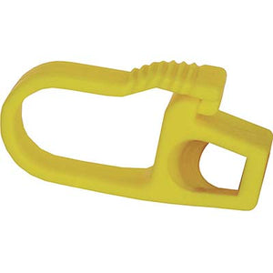 GANCIO PLASTICA X CORDA ELASTICA - MM 8 CF=PZ 10- 5 confezioni