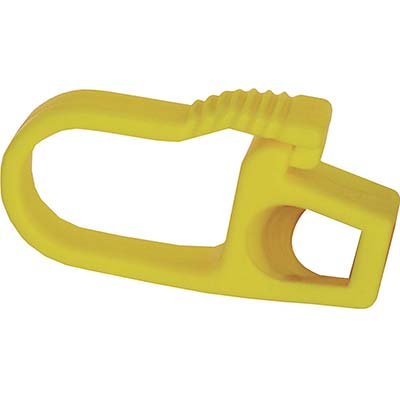 GANCIO PLASTICA X CORDA ELASTICA - MM 8 CF=PZ 10- 5 confezioni