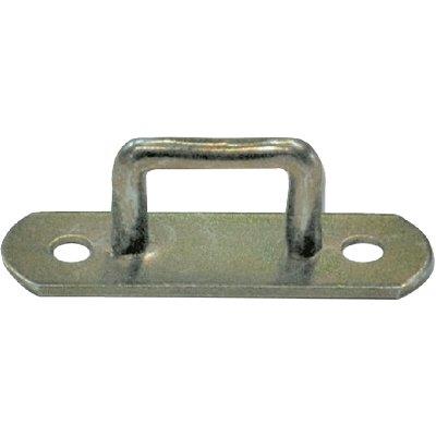 CAVALLOTTO FISSO RETTANGOLARE 926 - ZINCATO GIALLO S.MM 5,0 MM 25X 20- 10 pezzi