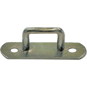 CAVALLOTTO FISSO RETTANGOLARE 926 - ZINCATO GIALLO S.MM 5,0 MM 25X 20- 10 pezzi