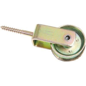 CARRUCOLA ZAMA OTTONATA + VITE SELF - ZINCATA D.MM 30- 5 pezzi