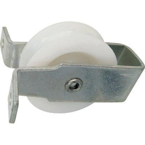 CARRUCOLA NYLON STAFFA FISSA SELF - ZINCATA D.MM 40- 5 pezzi