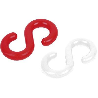 GANCIO S X CATENA SEGNALETICA HAND  PLT  BIANCO/ROSSO D.MM 5 CF=PZ 2