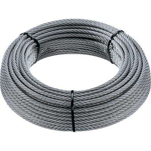 FUNE ACCIAIO ZINCATA MAXIROLL  D.MM  8 L. MT 100