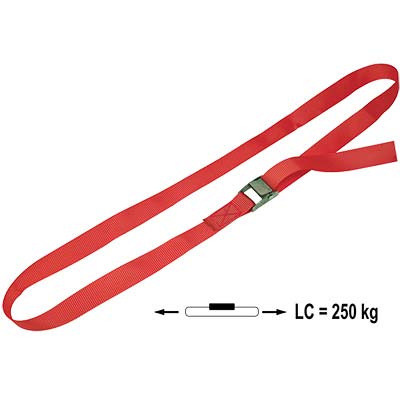 CINGHIA AD ANELLO EFFE - L.MT 1,5 H.MM 25 KG 250- 8 pezzi